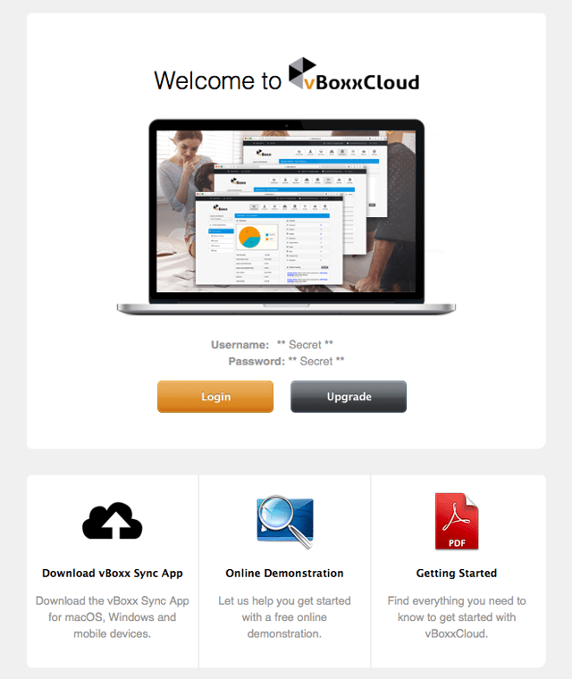 welcome to vboxxcloud email - vBoxxCloud