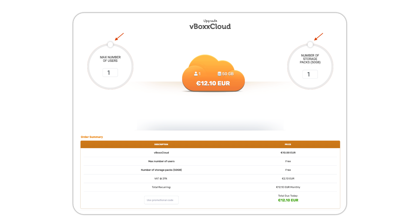 upgrade vboxxcloud - vBoxx Client Portal