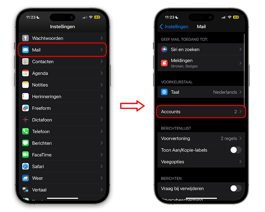 Configuring vBoxxConnect on iOS devices - 1,2