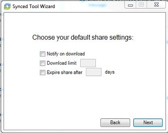 default share settings outlook plugin - vboxxCloud